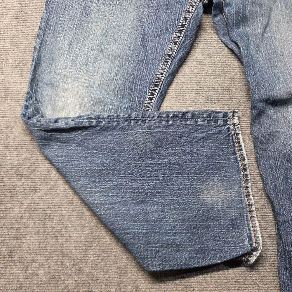 Silver Jeans Co Mens Zac Relaxed Straight Leg Blue Denim Jeans Medium Wash 39x29 - Picture 2 of 16